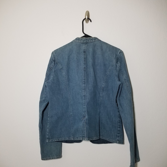 GAP Women's Light Blue Jean Jacket - Picture 2 of 2